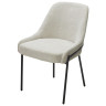 Стулья для гостиной Стул GAVI Garna-157 светло-бежевый, ткань / черный каркас, ®DISAUR