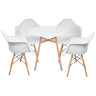 Обеденные группы Гвин white / wood