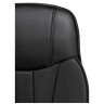 Компьютерное кресло руководителя VESTRA black, обивка экокожа, основание хром