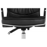 Компьютерное кресло руководителя VESTRA black, обивка экокожа, основание хром