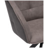 Стул-кресло Дарк крутящееся серое / графит / черное