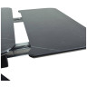 Столы Стол Arthur раскладной 120-184x80x75см, керамогранит чёрный мрамор Greys Black, чёрный