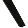 Столы Стол Arthur раскладной 120-184x80x75см, керамогранит чёрный мрамор Greys Black, чёрный