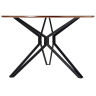 Круглый стол DT-62 Walnut со шпонированной столешницей