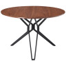 Круглый стол DT-62 Walnut со шпонированной столешницей