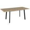 Ламинированные столы Стол обеденный NORMAN 138-180/85 (корпус дуб канзас Чёрный)
