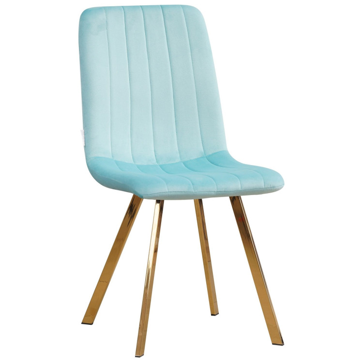 Стулья C921/DC811 Стул мягкий, ТИФФАНИ#h58 велюр, каркас металл золото КВАДРАТ