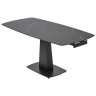 Керамические столы Стол BALDE 120 MATT BLACK MARBLE SOLID CERAMIC / BLACK, ®DISAUR