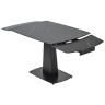 Керамические столы Стол BALDE 120 MATT BLACK MARBLE SOLID CERAMIC / BLACK, ®DISAUR