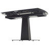 Керамические столы Стол BALDE 120 MATT BLACK MARBLE SOLID CERAMIC / BLACK, ®DISAUR
