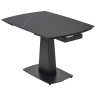 Керамические столы Стол BALDE 120 MATT BLACK MARBLE SOLID CERAMIC / BLACK, ®DISAUR