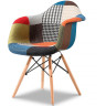 Стул-кресло PW 0828 patchwork в стиле Eames