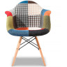 Стул-кресло PW 0828 patchwork в стиле Eames