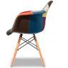 Стул-кресло PW 0828 patchwork в стиле Eames