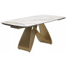 PALACIO 180  стол с керамической столешницей, цвет KL-188  / каркас шампань, ®DISAUR