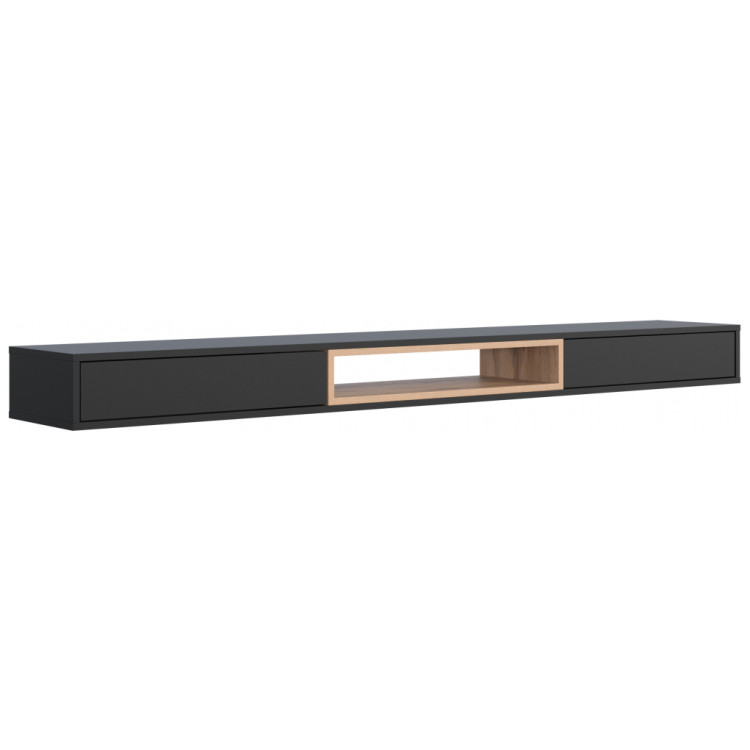 ТВ-тумбы Делора 2,0 м черный / дуб вотан