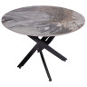 ОЛАВ-120 круглый стол со столешницей из керамогранита на металлокаркасе