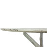 ЛЕО F-957-1 стол со столешницей белый мрамор