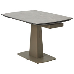 Стол BALDE 140 MATT LATTE STONE SOLID CERAMIC / TAUPE, ®DISAUR