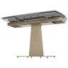 Керамические столы Стол BALDE 140 MATT LATTE STONE SOLID CERAMIC / TAUPE, ®DISAUR