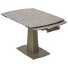 Керамические столы Стол BALDE 140 MATT LATTE STONE SOLID CERAMIC / TAUPE, ®DISAUR