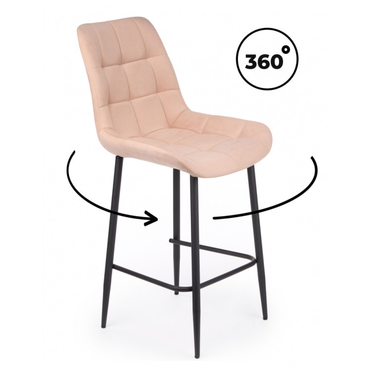 Барные стулья Челси 360 бежевый (zd 210) / черный np