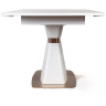 MADISON 150 раздвижной обеденный стол с керамической столешницей, декор под золото