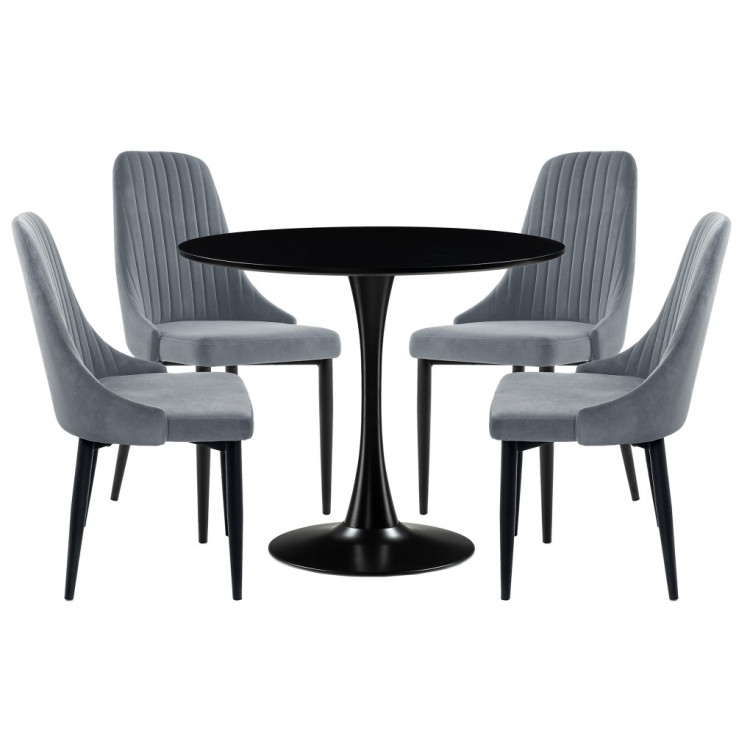 ТЕЛМА обеденная группа с круглым столом ТЕЛМА обеденная группа с круглым столом