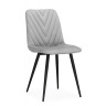 Стулья на металлокаркасе Ральф светло-серый / черный