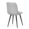 Стулья на металлокаркасе Ральф светло-серый / черный