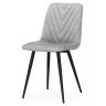 Стулья на металлокаркасе Ральф светло-серый / черный