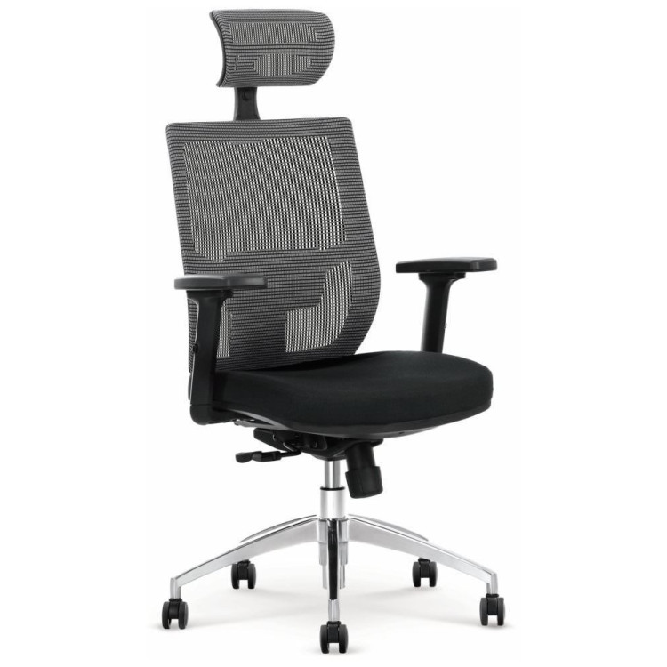 Компьютерные кресла Кресло компьютерное Halmar ADMIRAL (черный/серый)