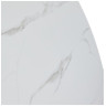 BALDE 140 стол с керамической столешницей, цвет белый мрамор (MATT WHITE MARBLE SOLID CERAMIC), ®DISAUR