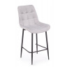 Барные стулья Челси 360 светло-серый (zd 960) / черный np