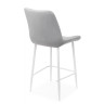 Барные стулья Седа 360 светло-серый (zd 960) / белый np