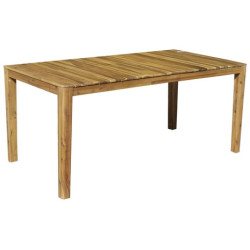 Обеденные столы для дачи столешница массив дерева. AURA 170 
