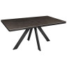 ELIOT.CR 140 раздвижной обеденный стол на металлических ножках, столешница с керамическим покрытием, max длина 180 см