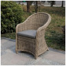 Кресла из искусственного ротанга Плетеное кресло  Ravenna Y490 Beige