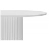 БАРОН О 160 обеденный стол с ламинированной столешницей, цвет белый
