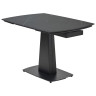 Керамические столы Стол BALDE 140 MATT BLACK MARBLE SOLID CERAMIC / BLACK, ®DISAUR
