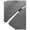 Керамические столы Стол BALDE 140 MATT BLACK MARBLE SOLID CERAMIC / BLACK, ®DISAUR
