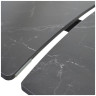 BALDE 140 стол с керамической столешницей, цвет черный мрамор (MATT BLACK MARBLE SOLID CERAMIC), ®DISAUR
