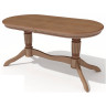 Раздвижной деревянный обеденный стол ЗУБР-1 классический