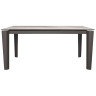 RICCARDO 140 обеденный стол с керамической столешницей, цвет MILKY WAY / антрацит каркас