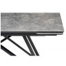 ВИЛСОН 160 обеденный стол с керамической столешницей, цвет серый мрамор