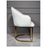 Стул-кресло Стул обеденный Пандора Гранд MC883-BG-2 , молочный/глянцевое золото