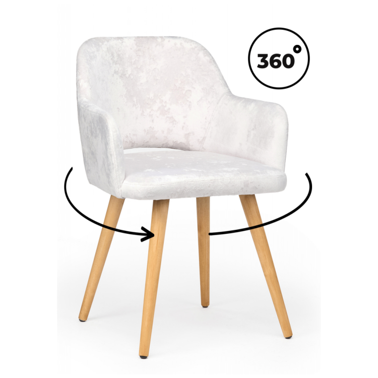 Деревянные стулья Эолин 360 светло-бежевый (simple 011) / светлое дерево