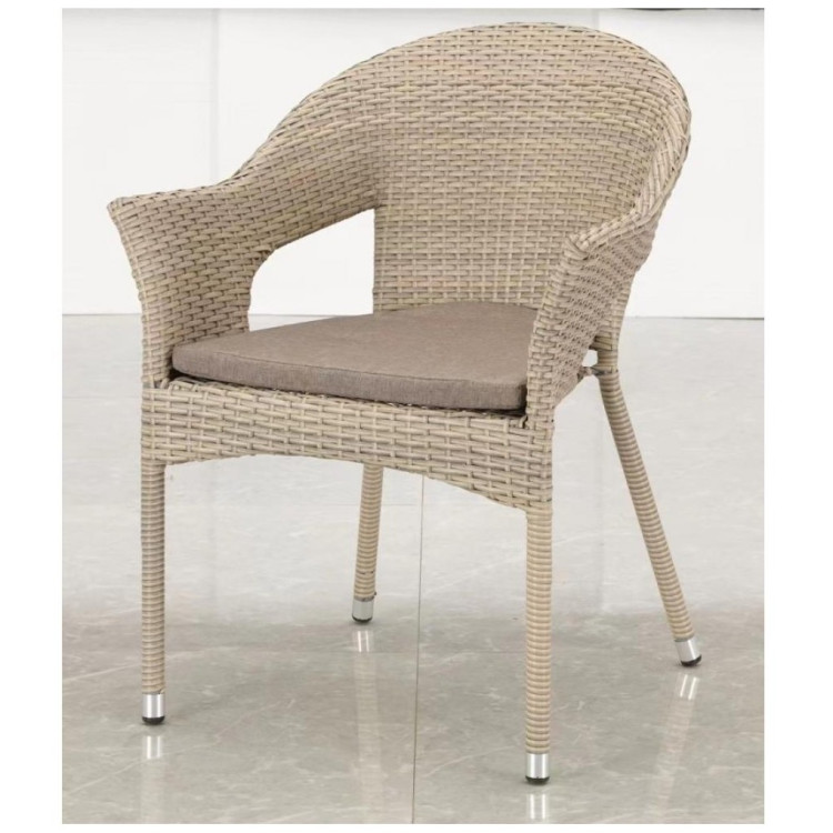 Y79C-W85 плетенное кресло из искусственного ротанга, цвет латте