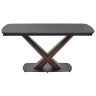 Керамические столы Стол BLANCO 160 MATT BLACK MARBLE SOLID CERAMIC / Орех, ®DISAUR