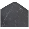 Керамические столы Стол BLANCO 160 MATT BLACK MARBLE SOLID CERAMIC / Орех, ®DISAUR